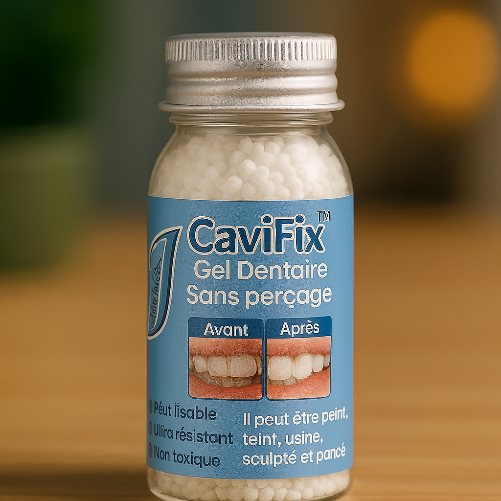 CaviFix™ Gel Dentaire Sans Perçage | Répare les caries et soulage la douleur en 10 minutes – sans dentiste!