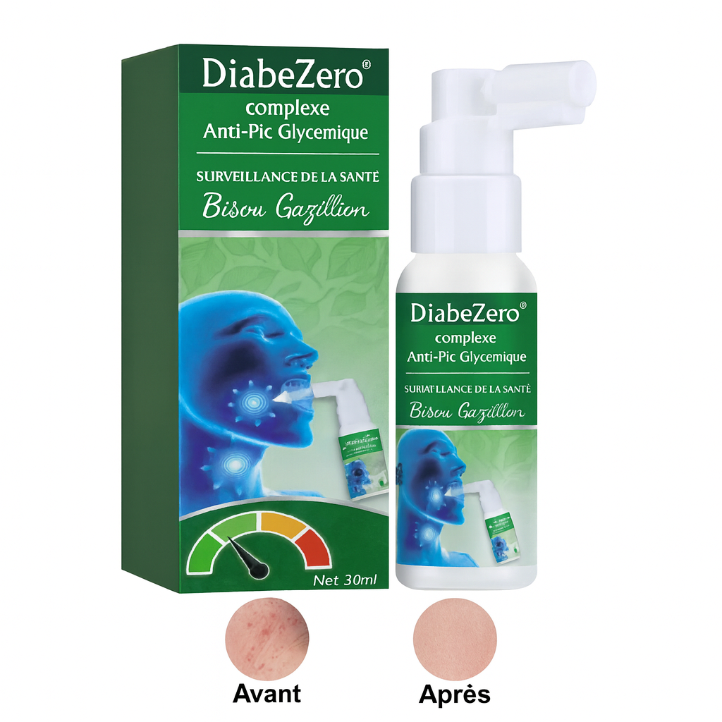 DiabeZero™ Complexe Anti-Pic Glycémique à l’Extrait de Cannelle | Écrase votre glycémie en 5 minutes chrono!