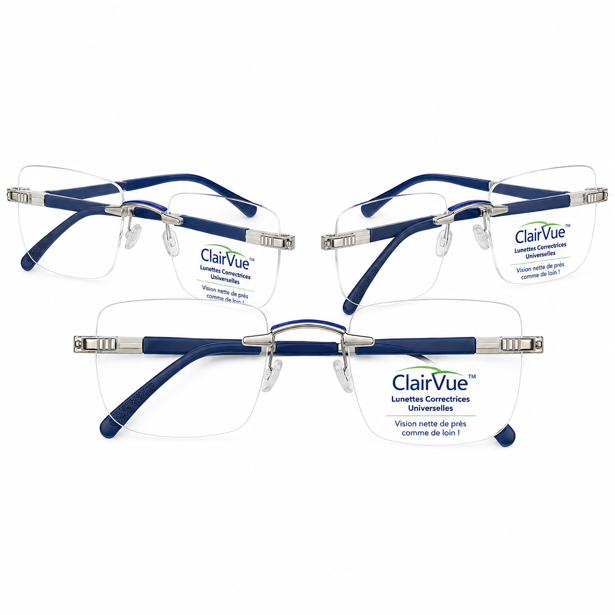 ClairVue™ Lunettes Correctrices Universelles | Restaure une vision d'une netteté exceptionnelle de près comme de loin !
