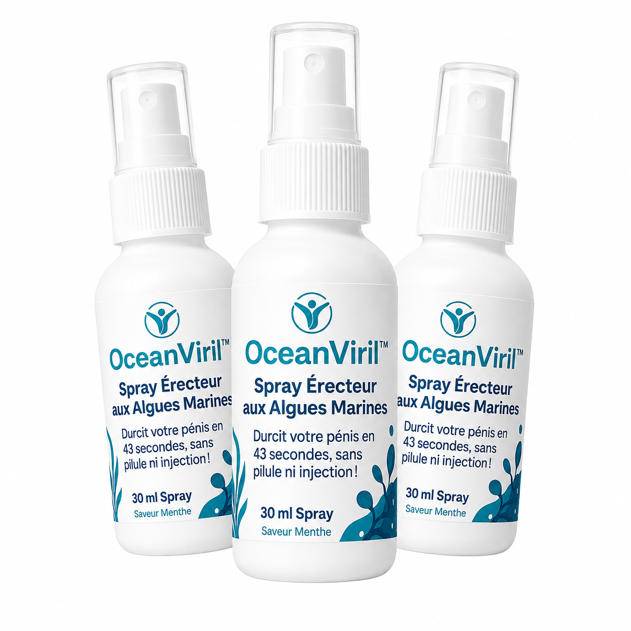 OceanViril™ Spray Érecteur aux Algues Marines | Durcit votre pénis en 43 secondes, sans pilule ni injection!