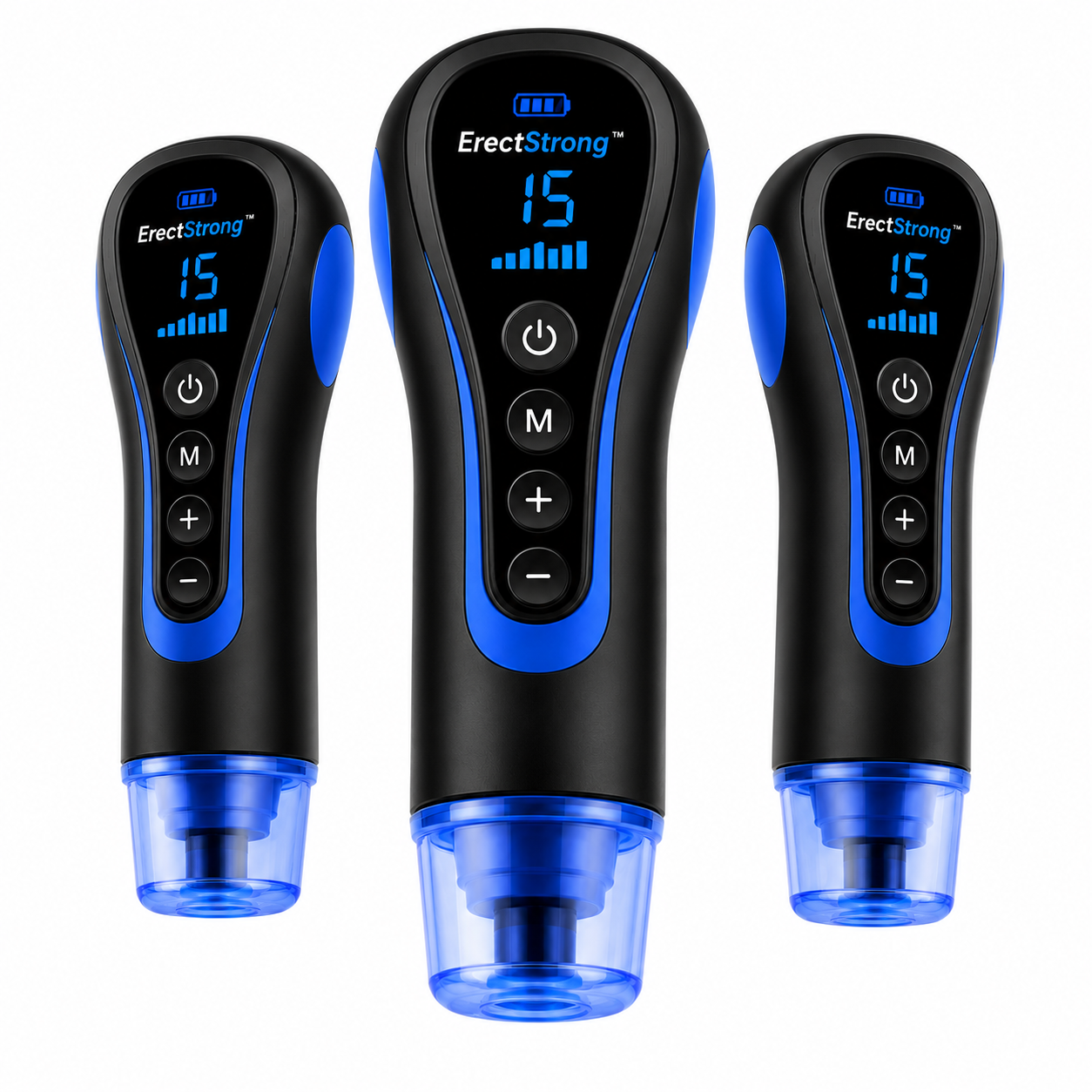 ErectStrong™ Appareil à Ondes de Choc 3-en-1 | Renforce vos érections et augmente votre taille dès les premières séances!