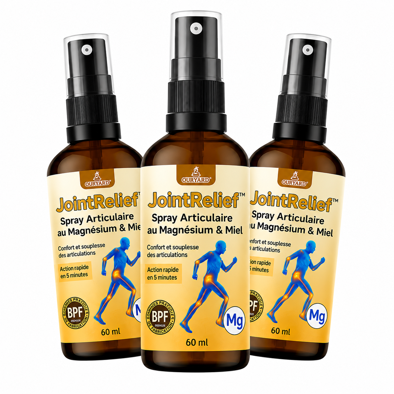 JointRelief™ Spray Articulaire au Magnésium & Miel | Répare vos articulations douloureuses en 10 minutes!