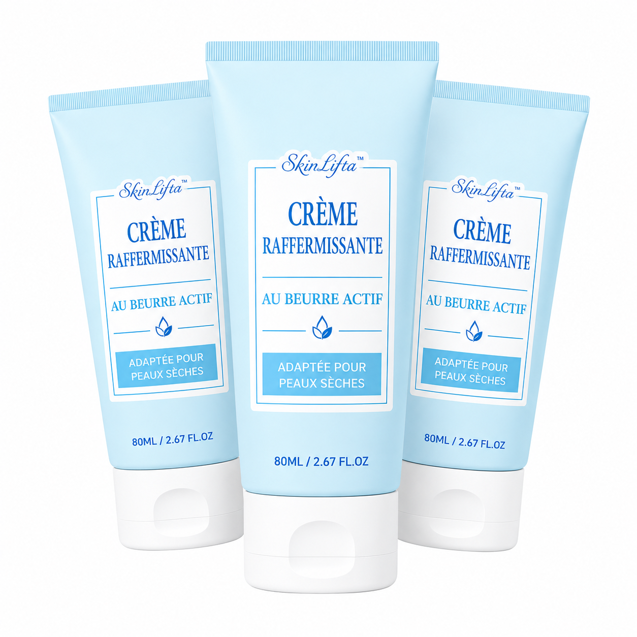 SkinLifta™ Crème Raffermissante au Beurre Actif | Lifte et retend votre peau dès la 1ère application!