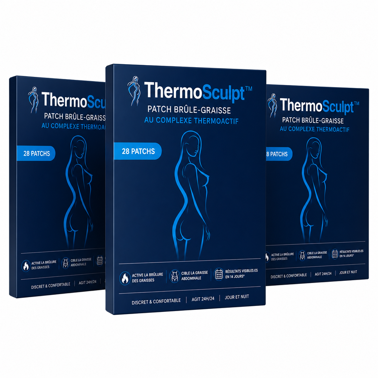 ThermoSculpt™ Patch Brûle-Graisse au Complexe ThermoActif | Fait fondre la graisse du ventre en 14 jours seulement!