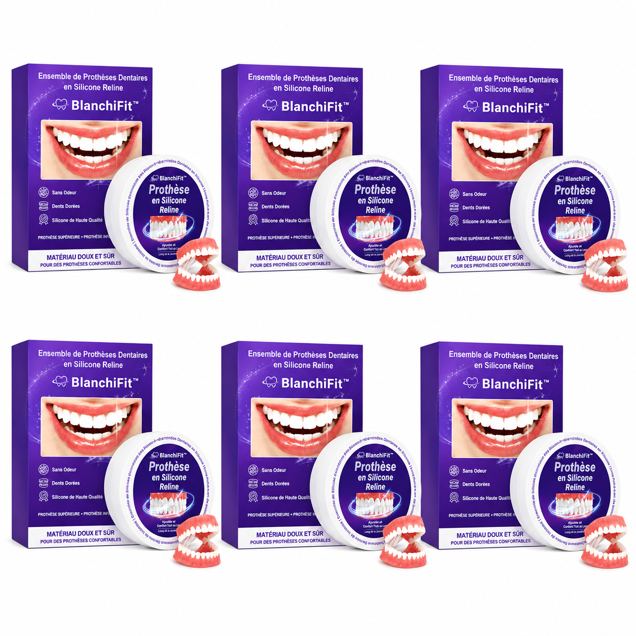 BlanchiFit™ Prothèse Dentaire | Retrouvez le sourire en toute confiance en seulement 3 minutes !