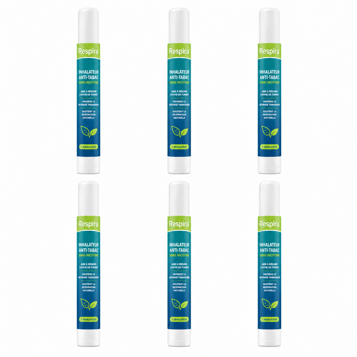 Respira™ Inhalateur Anti-Tabac Sans Nicotine | Coupez vos envies en 48 heures et respirez enfin librement !