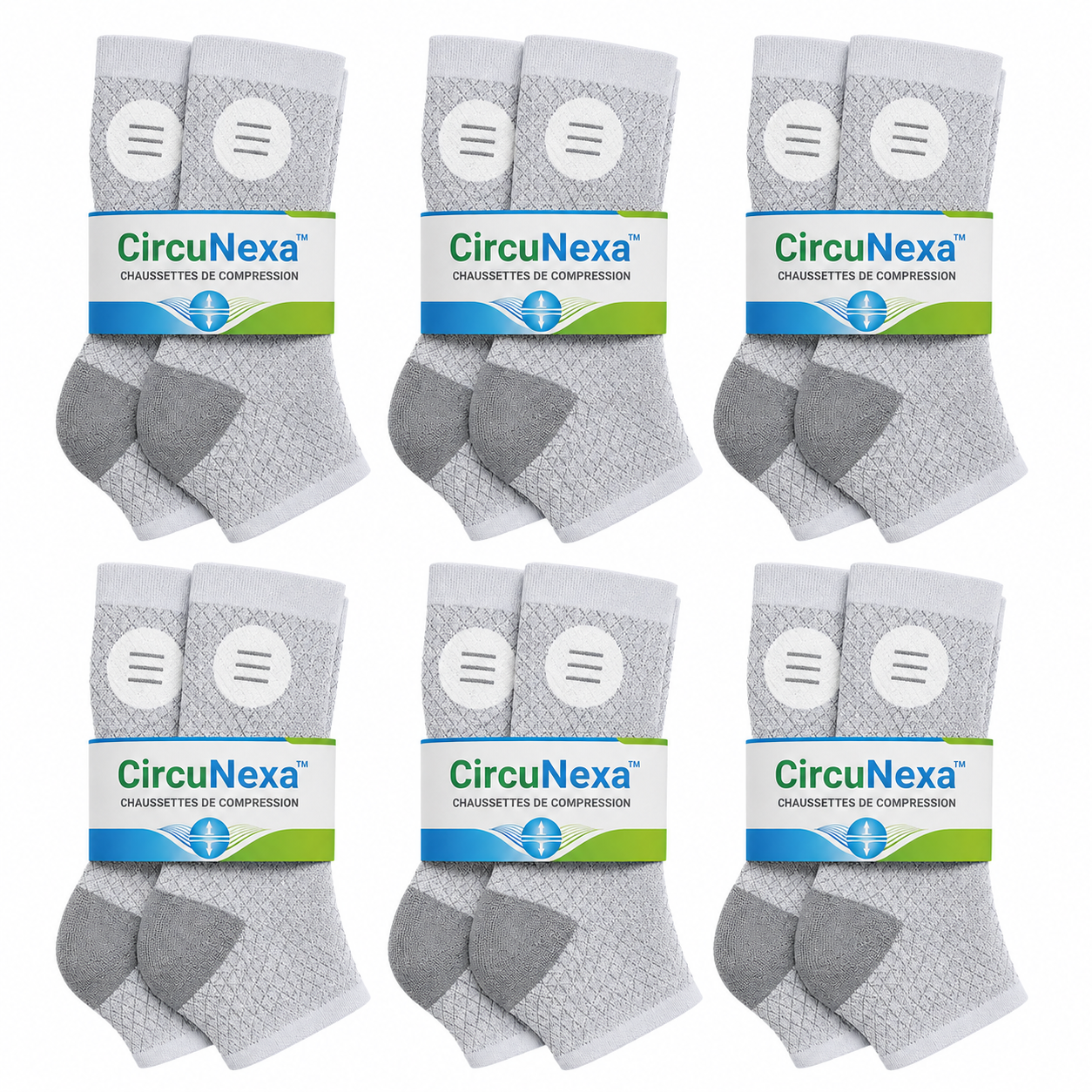 CircuNexa™ Chaussettes de compression | Soulage les articulations en 10 minutes !