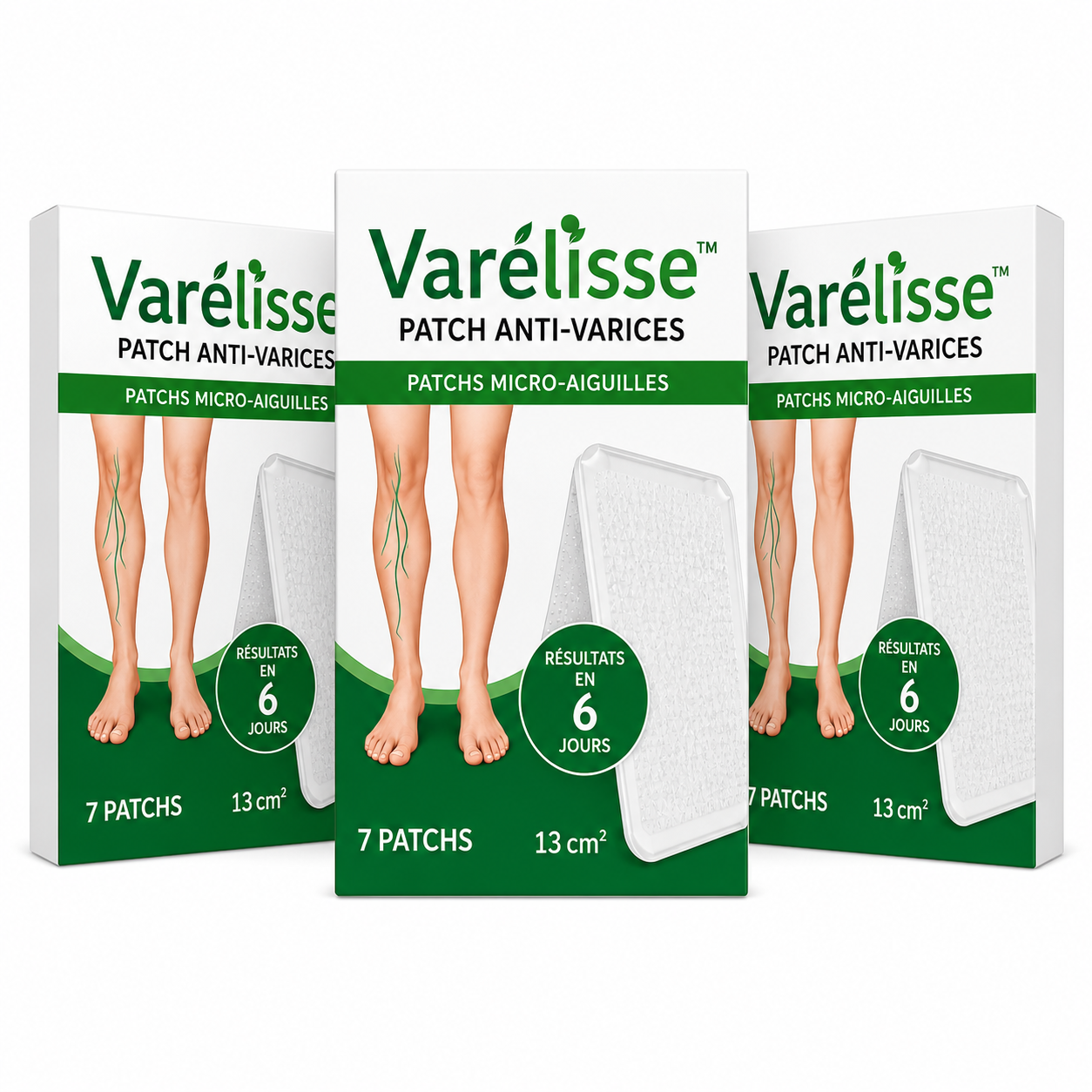 Varélisse™ Patch Anti-Varices | Éliminez les varices visibles et retrouvez des jambes lisses en 7 jours chrono !