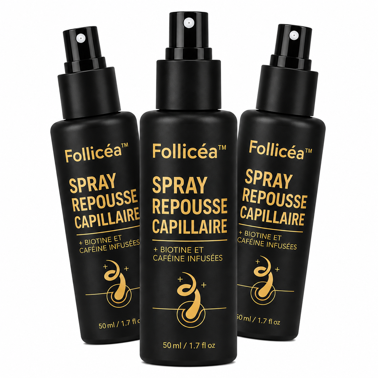 Follicéa™ Spray Repousse Capillaire | Retrouvez des cheveux plus denses en seulement 14 jours !