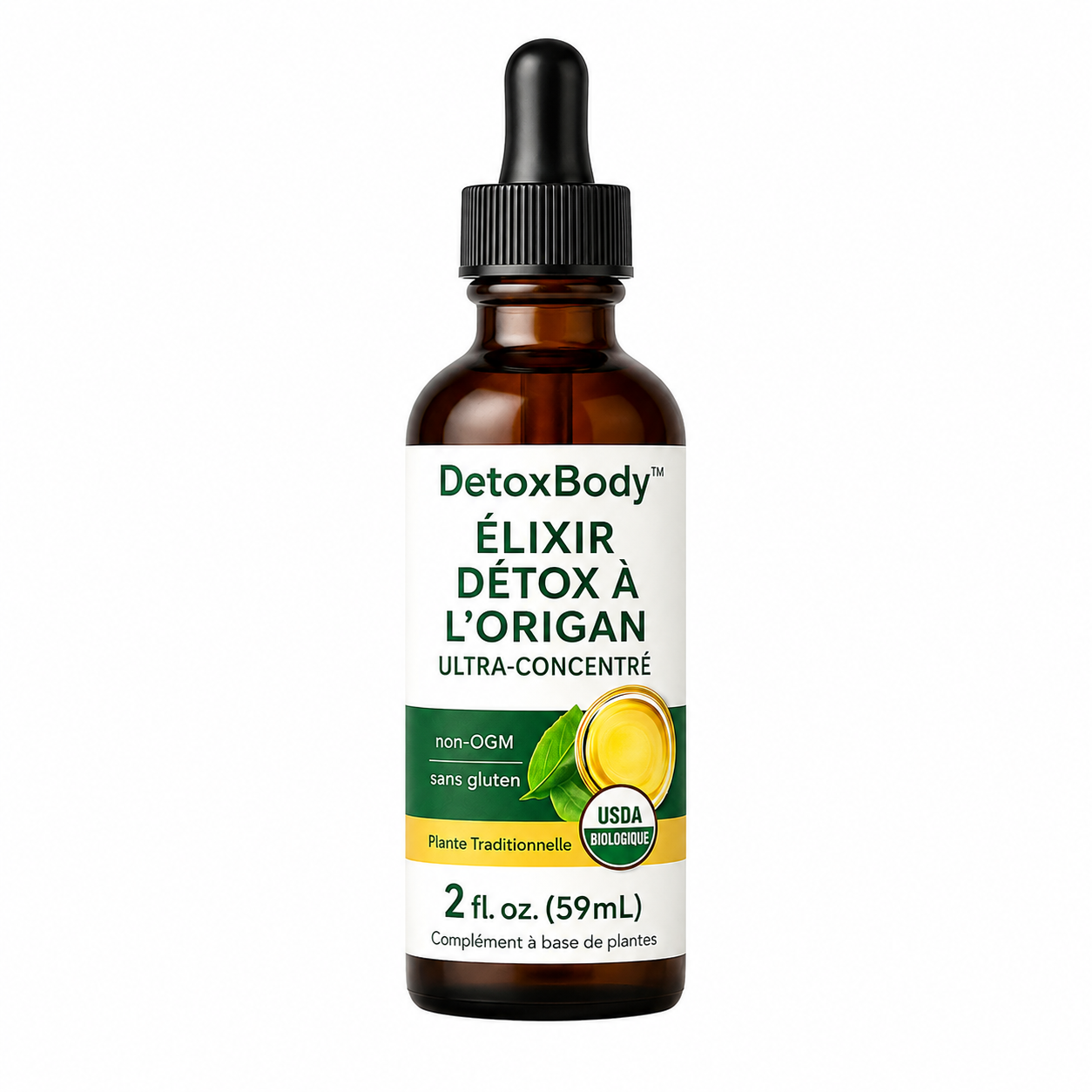 DetoxBody™ Élixir Détox à l’Origan Ultra-Concentré | Perdez 3 kg de toxines en seulement 48 heures !