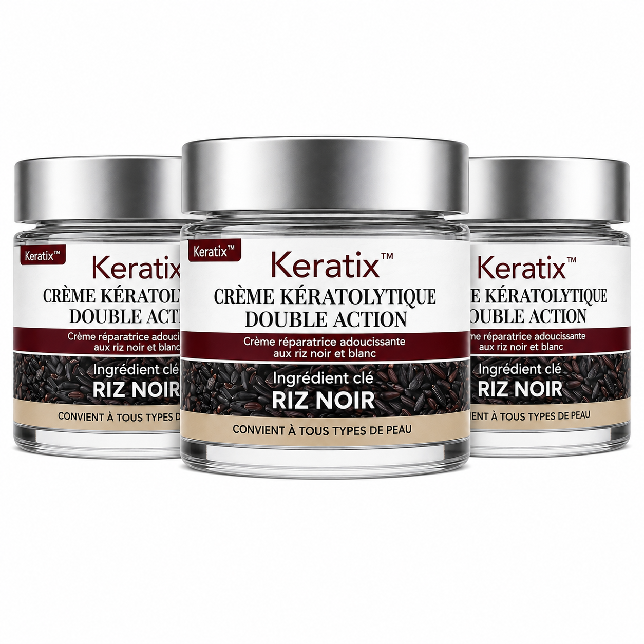 Keratix™ Crème Kératolytique Double Action | Effacez les imperfections de la peau en 7 jours !