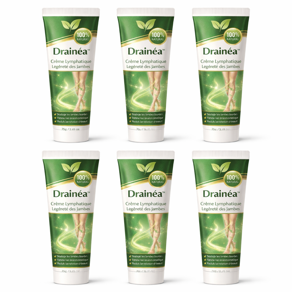 Drainéa™ Crème Lymphatique Légèreté des Jambes | Réduit le gonflement des jambes de 92% en seulement 24 heures !