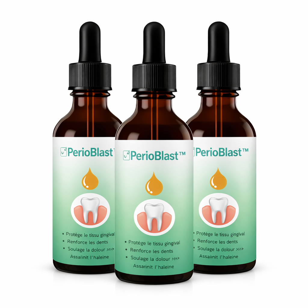 PerioBlast™ Sérum Réparateur | Stoppez la rétractation et sauvez vos dents en seulement 4 jours !