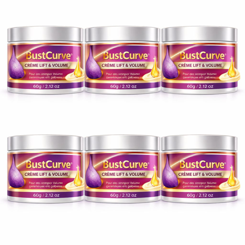 BustCurve™ Crème Lift & Volume | Gagnez jusqu’à 3 tailles de bonnet et galbez vos fesses en 10 minutes !