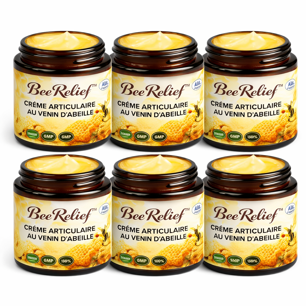 BeeRelief™ Crème Articulaire au Venin d’Abeille | Soulage les douleurs et libère vos articulations en 10 minutes !