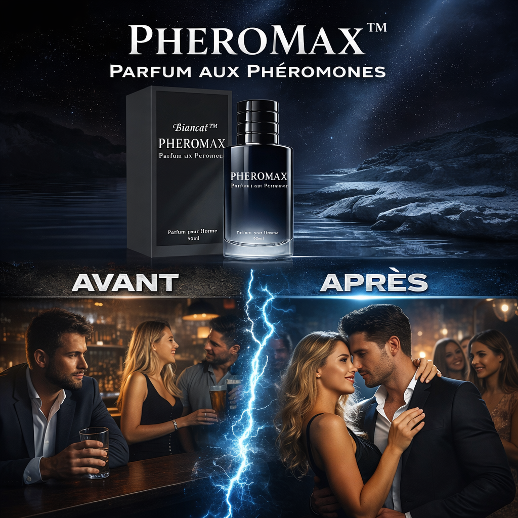 PheroMax™ Parfum aux Phéromones | Déclenchez une attraction irrésistible instantanément !