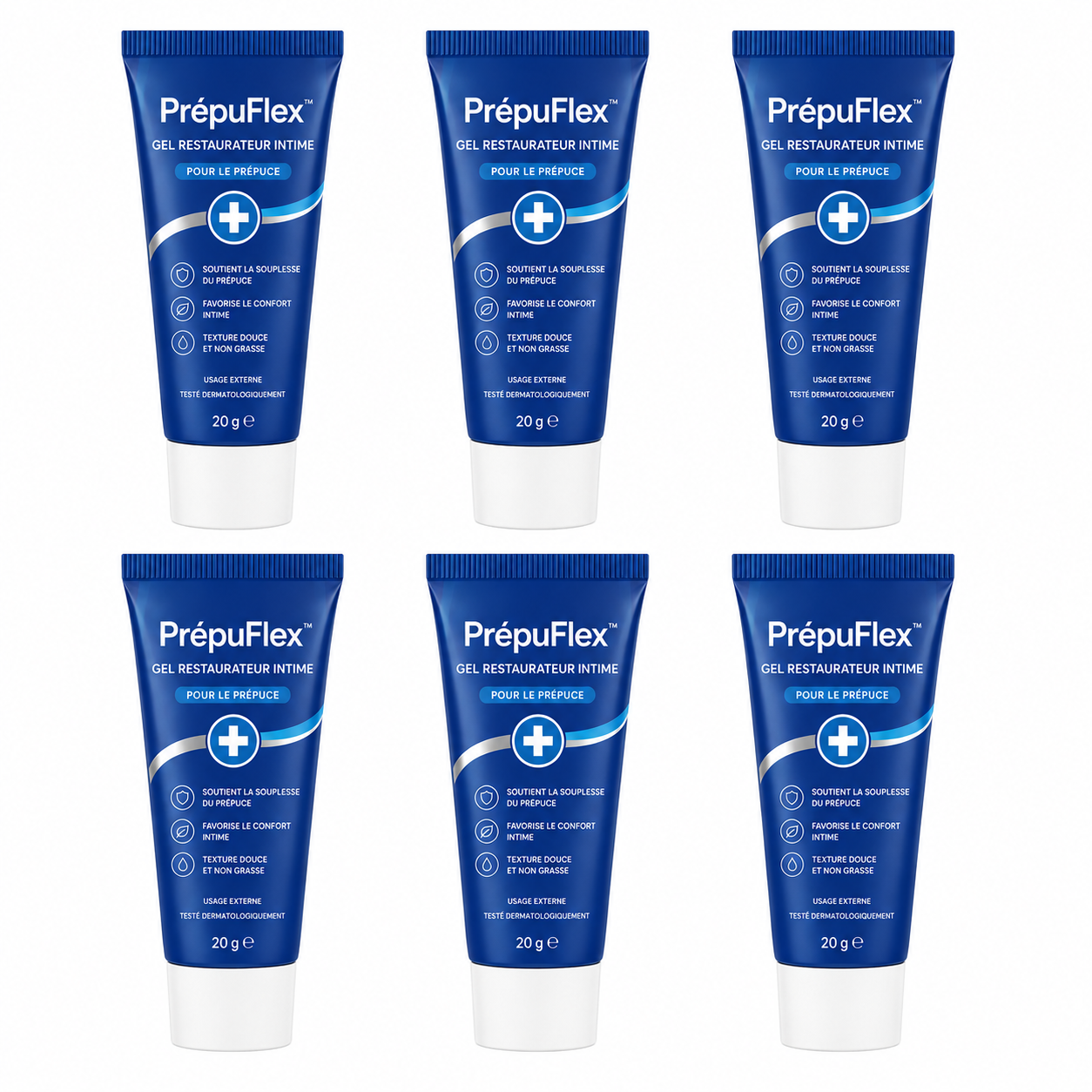 PrépuFlex™ Gel Restaurateur Intime | Restaure l’élasticité du prépuce en 7 jours, naturellement et sans douleur!