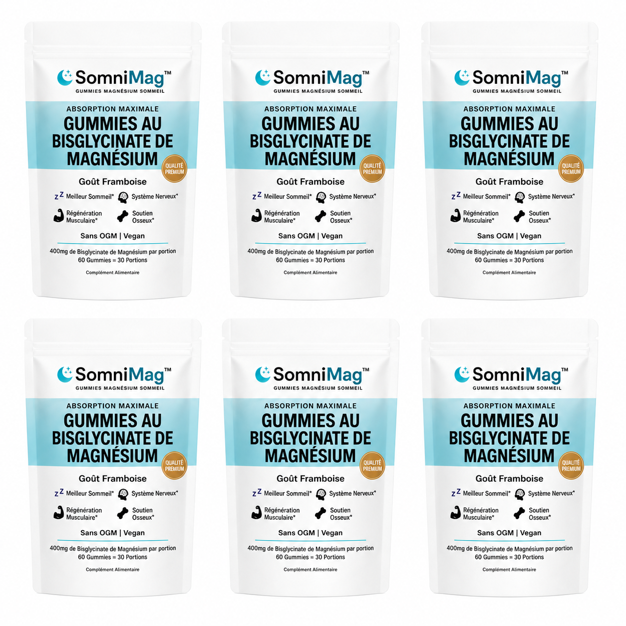 SomniMag™ Gummies Magnésium Sommeil | Dormez profondément et stoppez les réveils nocturnes !