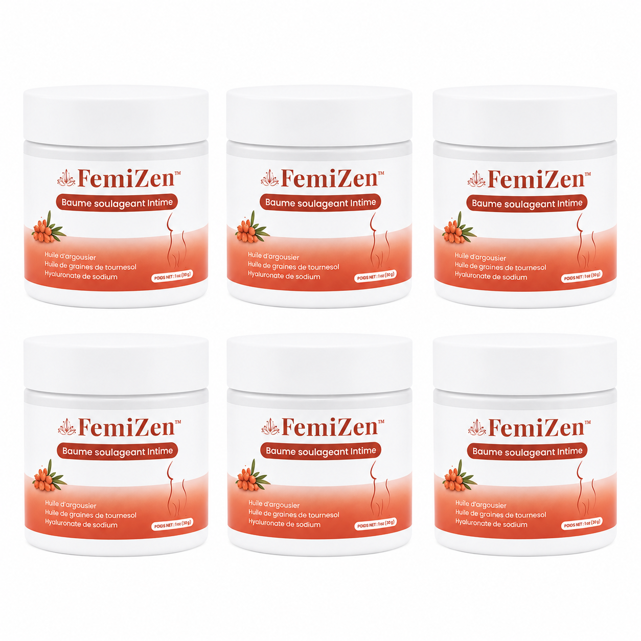 FemiZen™ Baume soulageant Intime | Traitement nocturne contre les démangeaisons, les brûlures et la sécheresse !