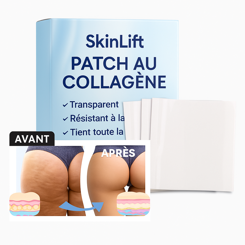 SkinLift™ Patch au Collagène | Raffermit la peau, lisse les rides et rajeunit votre corps instantanément !