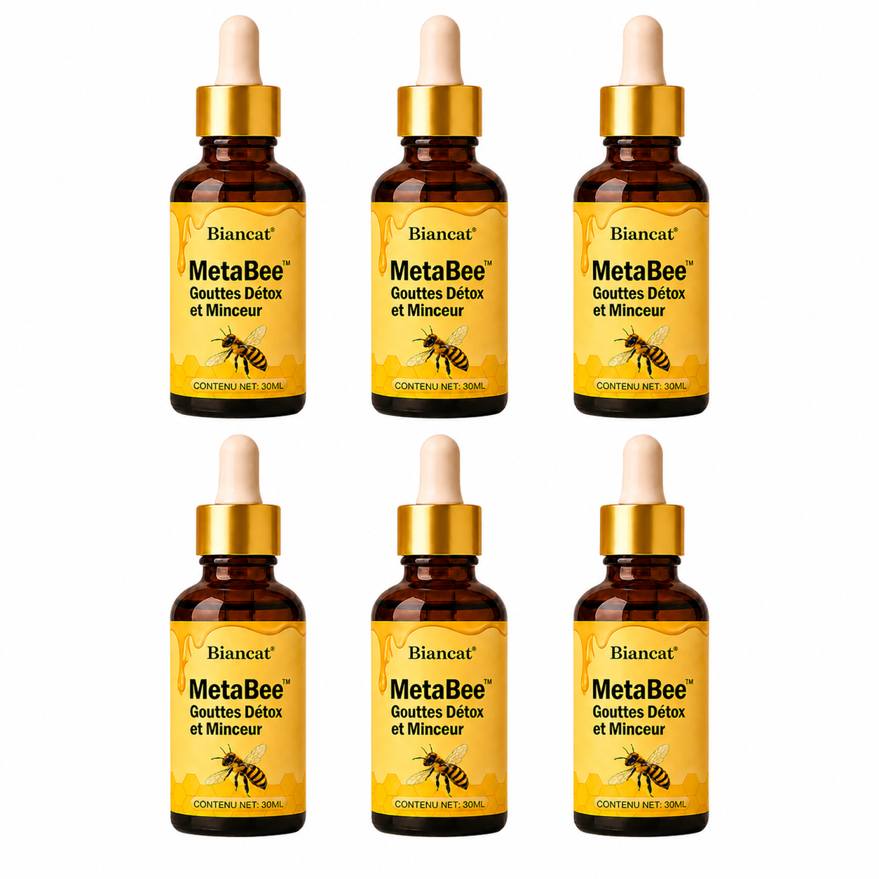 MetaBee™ Gouttes Détox et Minceur | Éliminez les graisses tenaces et perdez 4,5 kg en 5 jours garantis !