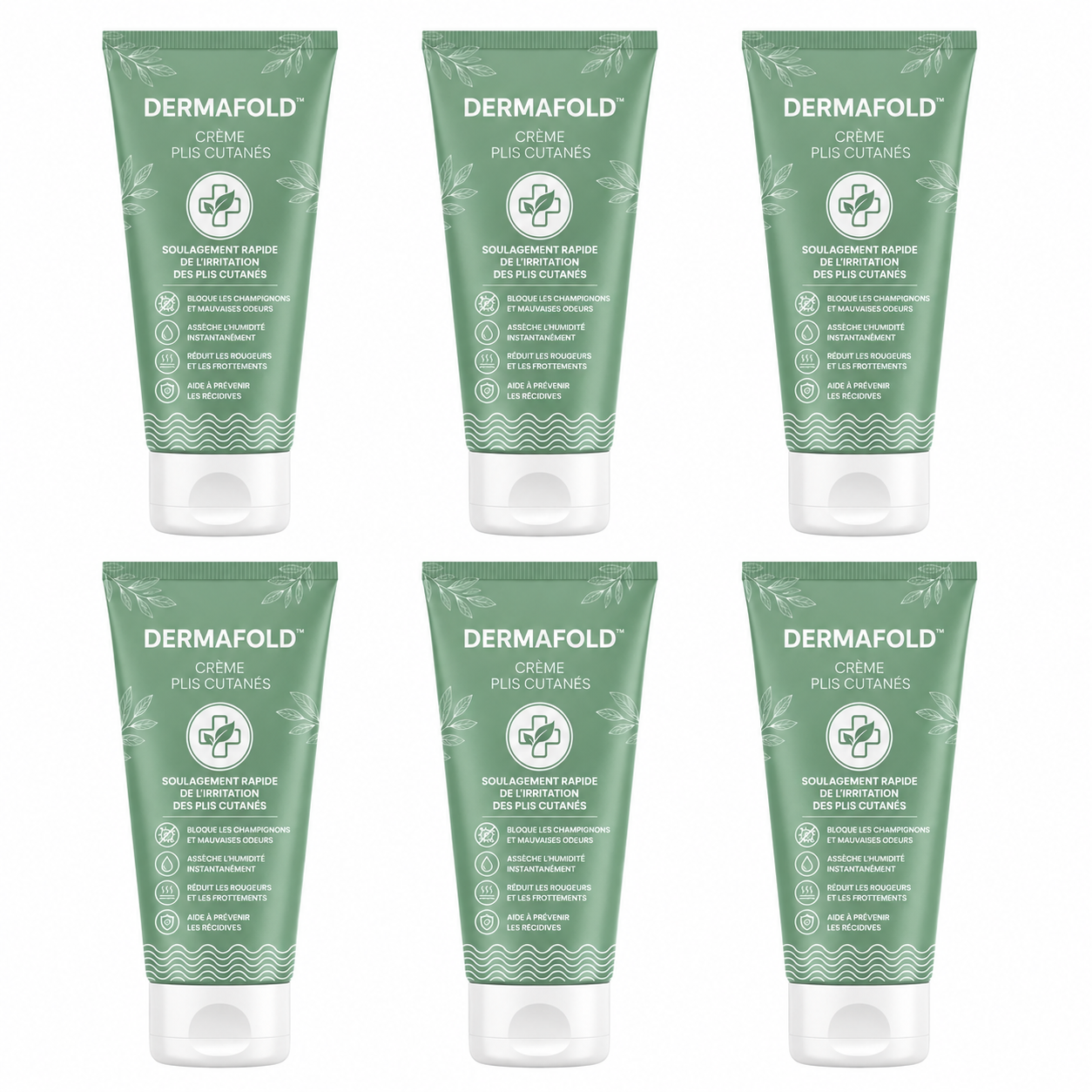 DermaFold™ Crème Plis Cutanés | Éliminez rougeurs, brûlures et mauvaises odeurs dès 24h !