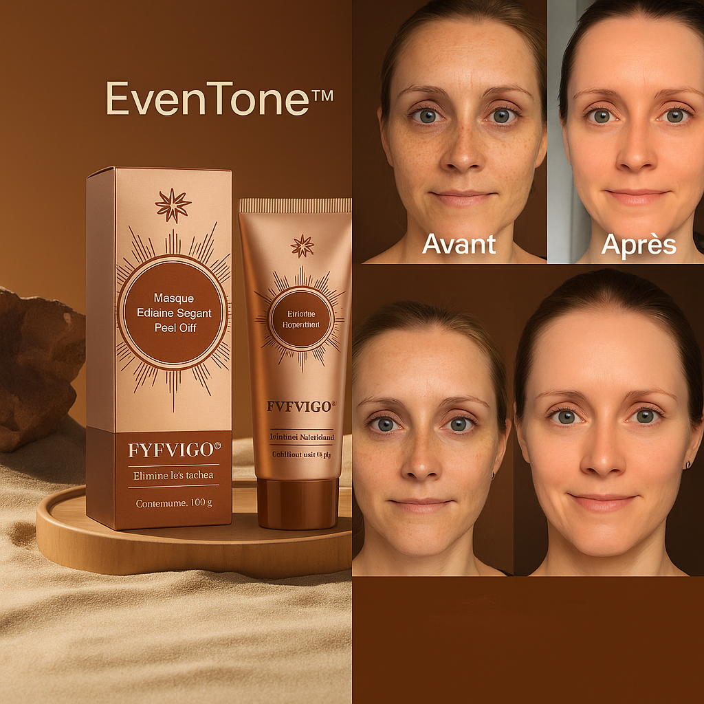 EvenTone™ Masque Éclaircissant Peel-Off | Élimine les taches de vieillesse et les irrégularités de teint en seulement 7 jours!