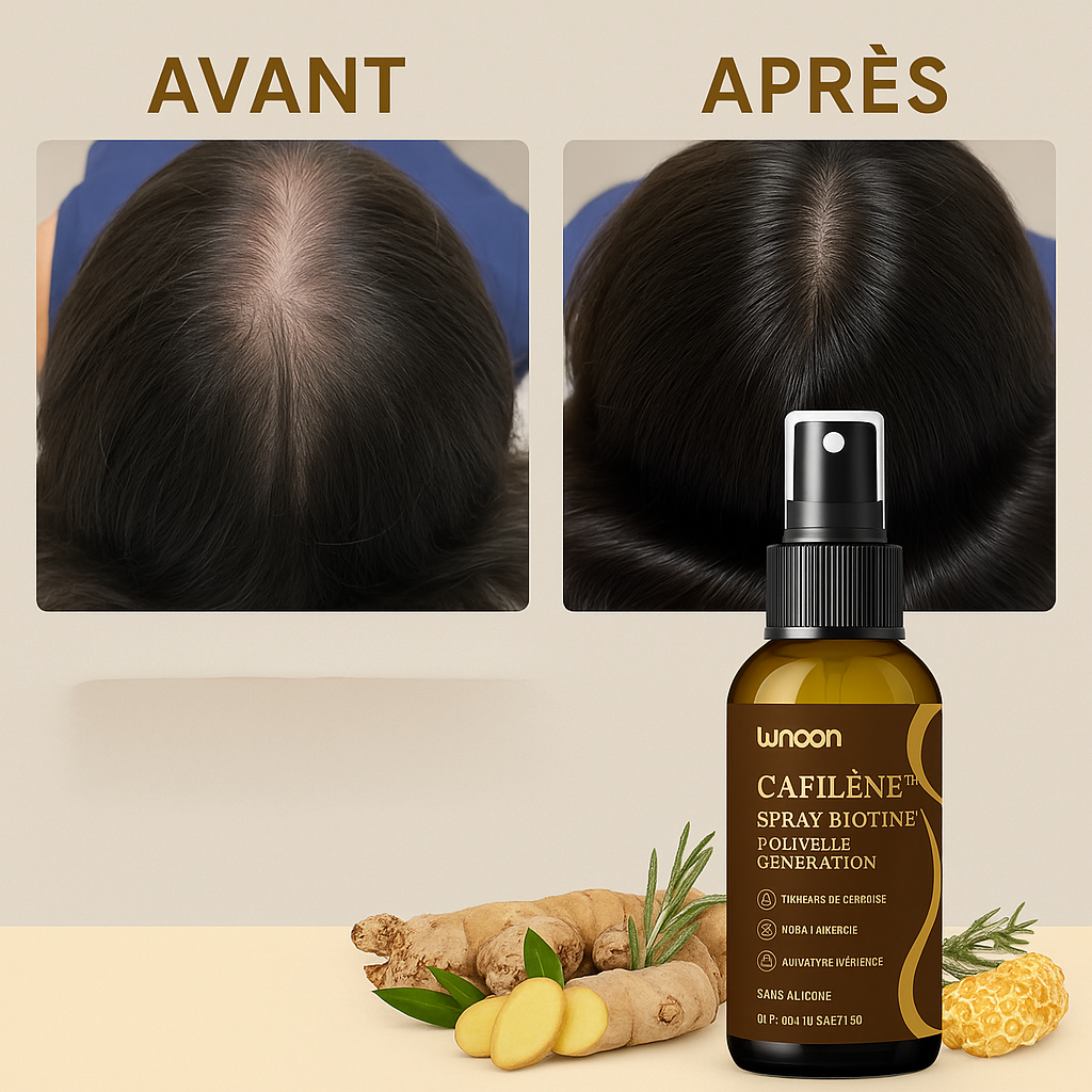 Capilène™ Spray Biotine Nouvelle Génération | Stimule la repousse et épaissit les cheveux en 3 semaines!