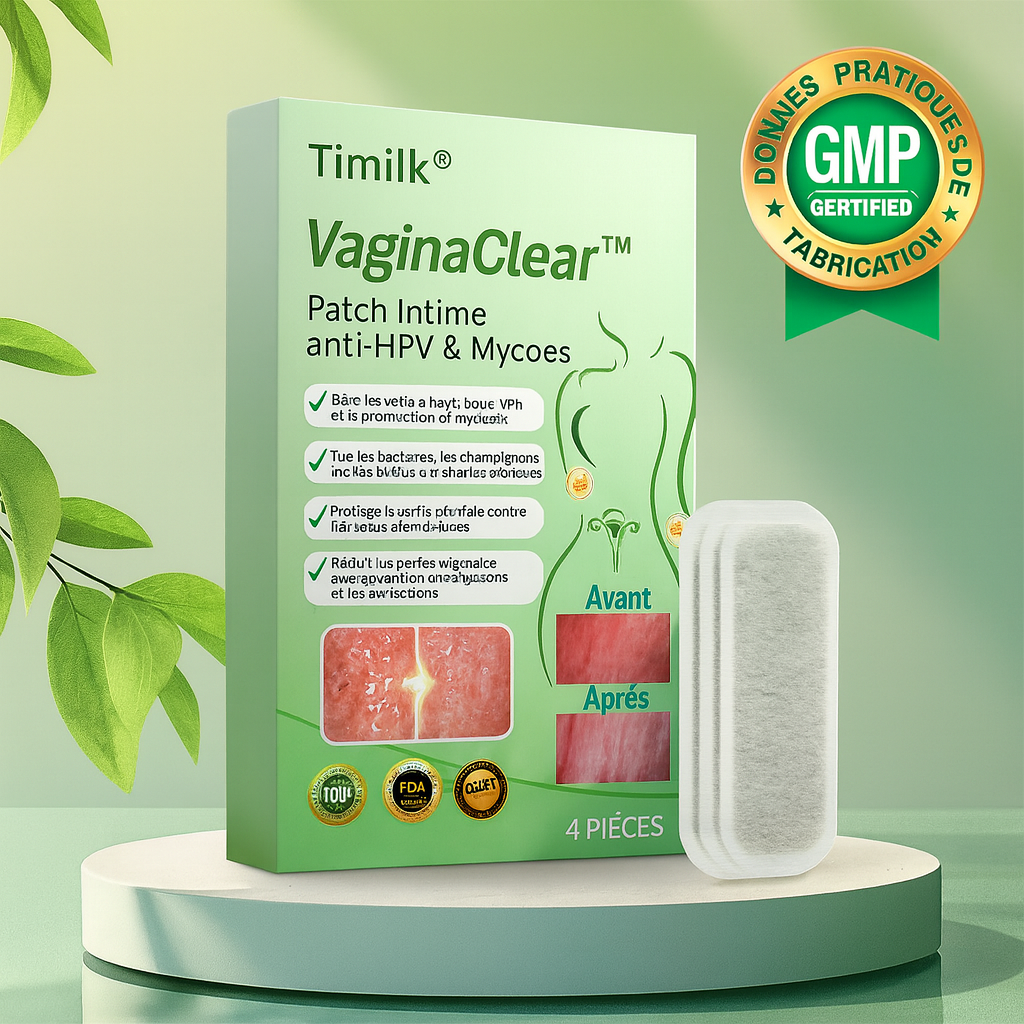 Vaginaclear™ Patch Intime Anti-HPV & Mycoses | Élimine brûlures, infections et démangeaisons vaginales en 3 minutes!