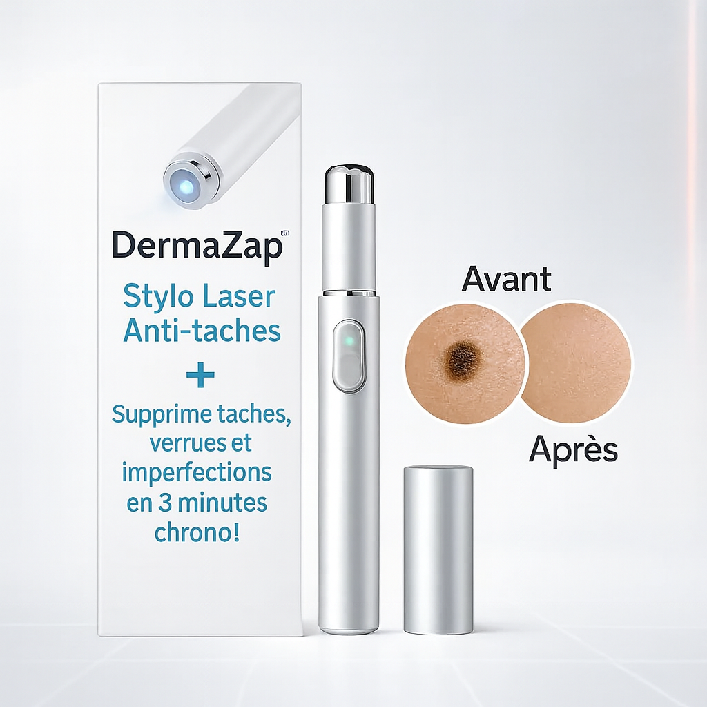 DermaZap™ Stylo Laser Anti-taches | Supprime taches, verrues et imperfections en 3 minutes chrono!