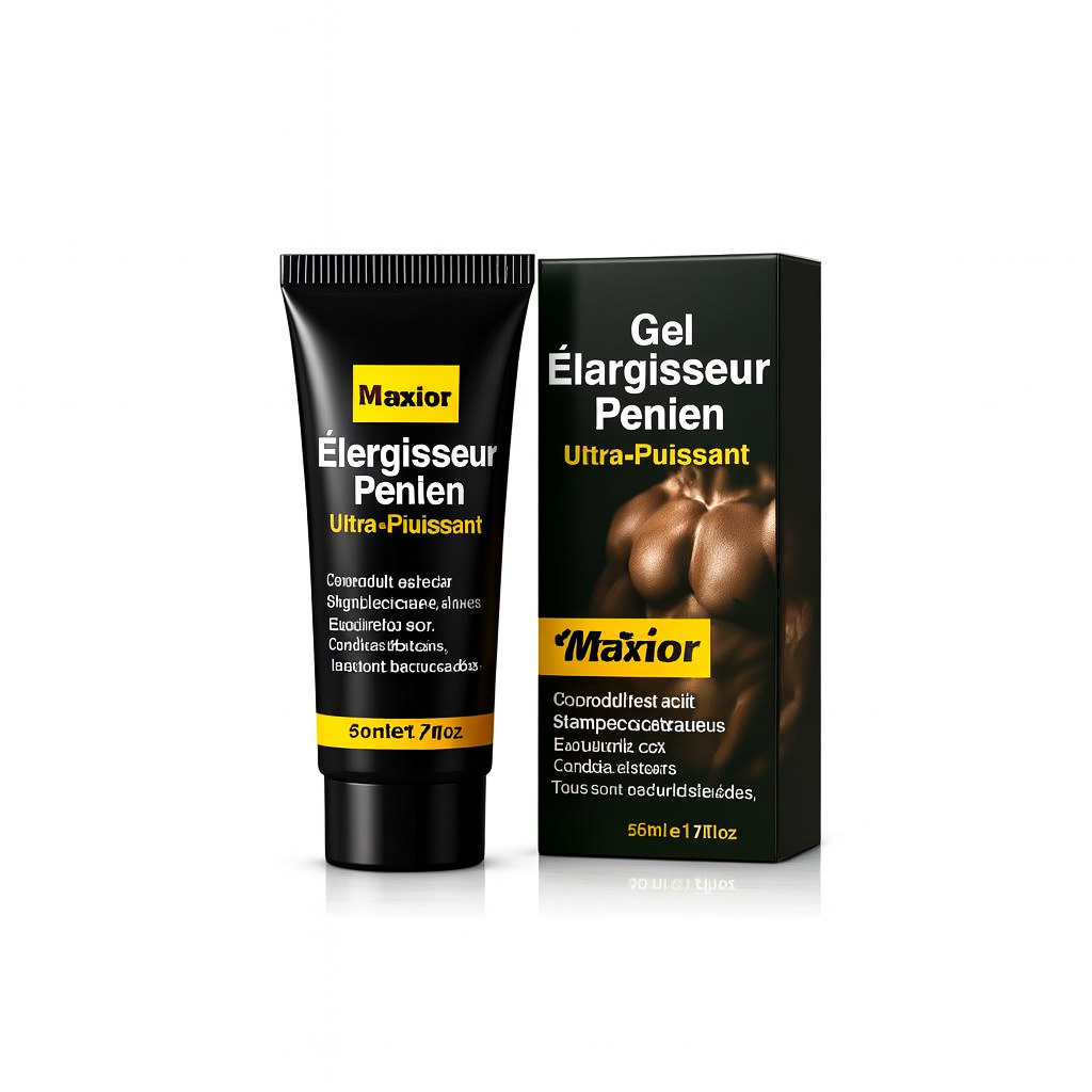 Maxior™ Gel Élargisseur Pénien Ultra-Puissant | Gagnez jusqu’à 10 cm et tenez 2 heures sans faiblir!