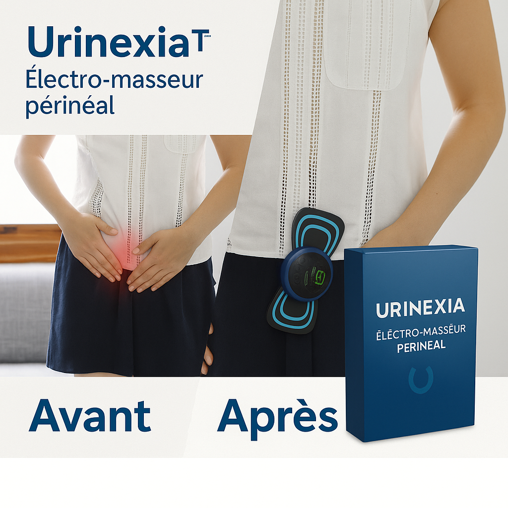 Urinexia™ Électro-Masseur Périnéal | Stoppez les fuites urinaires en 15 minutes par jour!