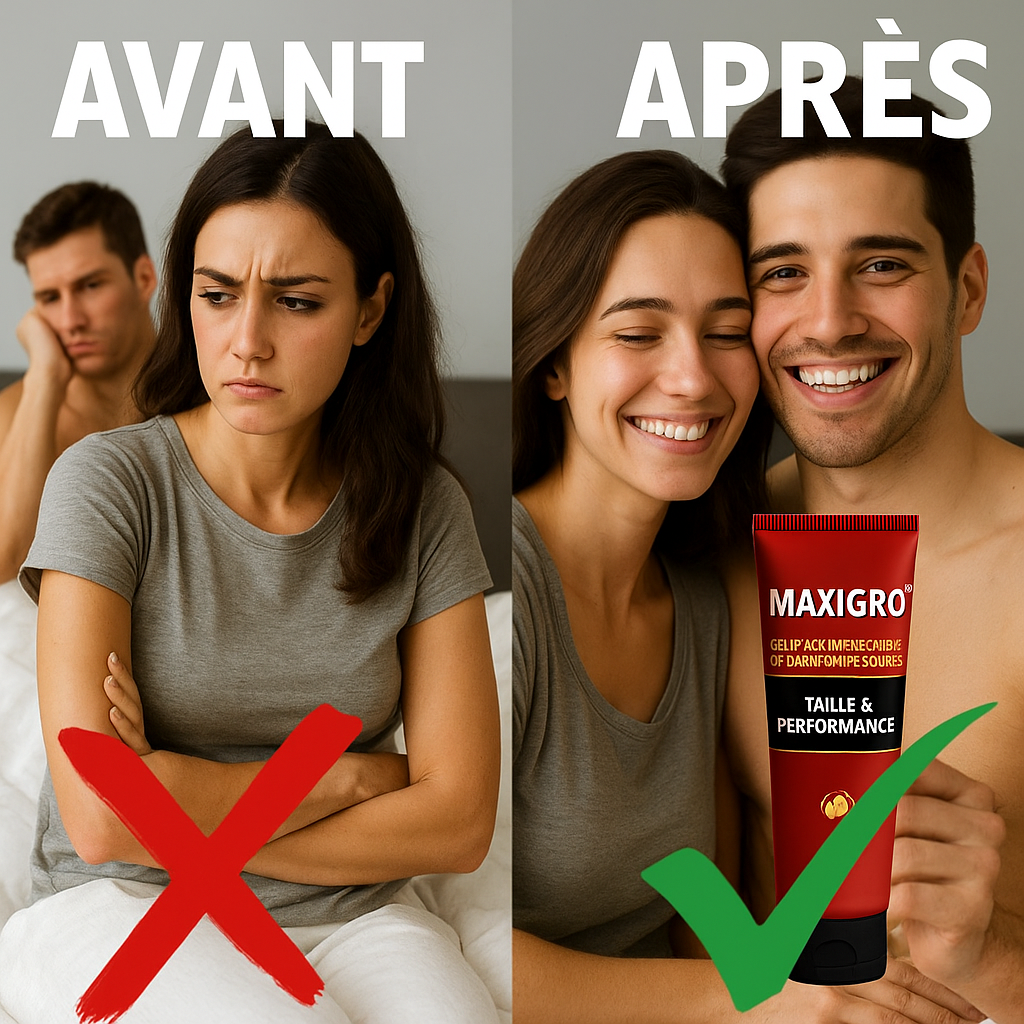 MaxiGro™ Gel d’Agrandissement au Gingembre Rouge | Gagnez 4,5 cm de longueur en 7 jours!