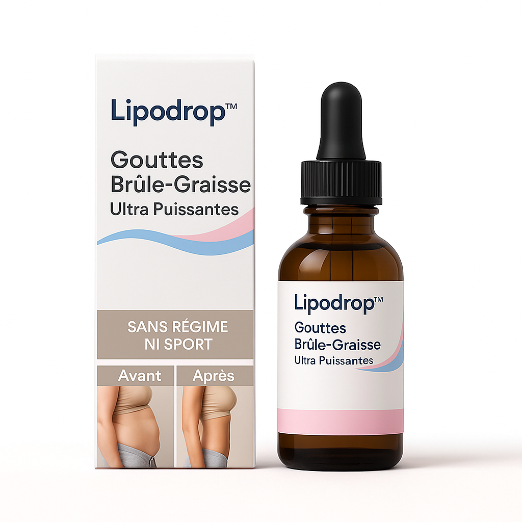 Lipodrop™ Gouttes Brûle-Graisse Ultra Puissantes | Perdez 8 kg de graisse abdominale en 10 jours — sans régime ni sport!