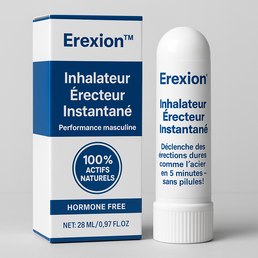 Erexion™ Inhalateur Érecteur Instantané | Déclenche des érections dures comme l’acier en 5 minutes – sans pilules!