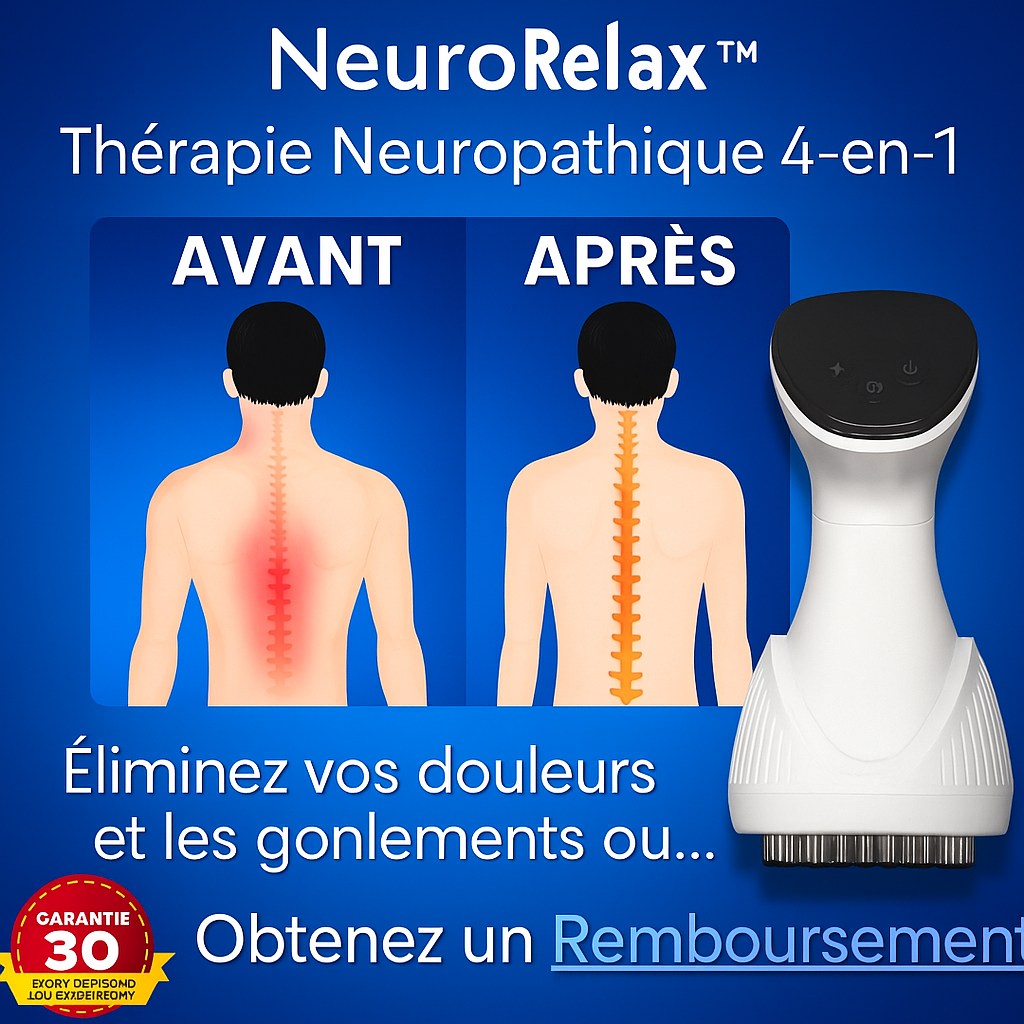 NeuroRelax™ Thérapie Neuropathique 4-en-1 | Supprimez brûlures et engourdissements en 5 minutes chrono!