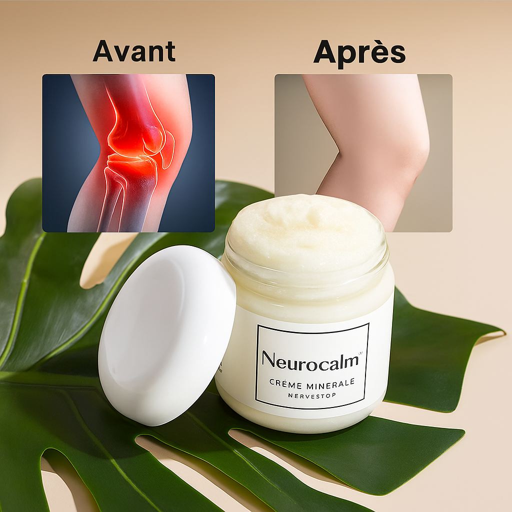 Neurocalm™ Crème Minérale NerveStop | Soulage brûlures et douleurs nerveuses en 60 secondes!