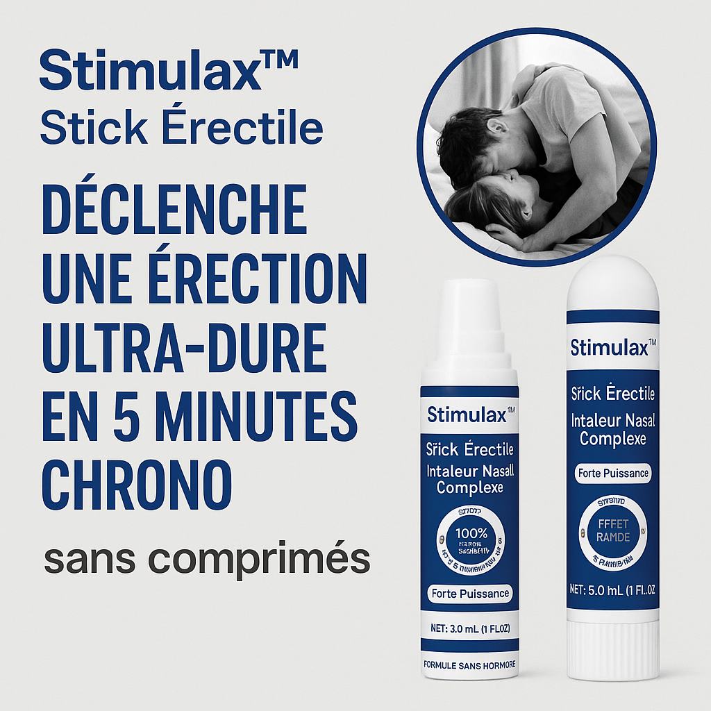 Stimulax™ Stick Érectile | Déclenche une érection ultra-dure en 5 minutes chrono – sans comprimés!