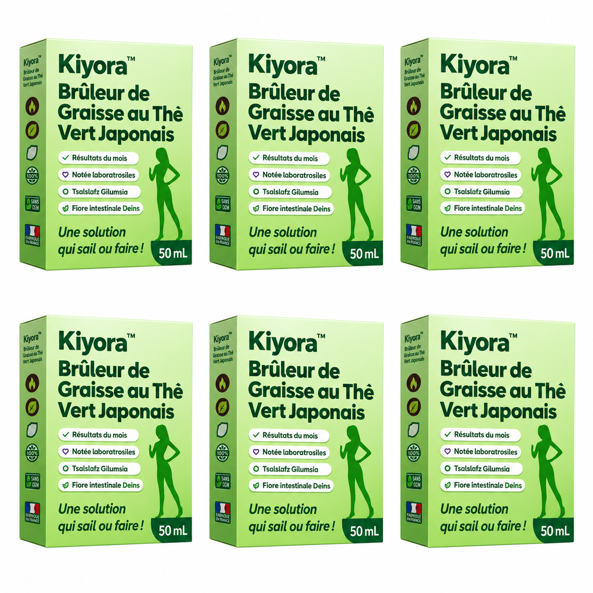 Kiyora™ Brûleur de Graisse au Thé Vert Japonais | Perdez 5 kg de ventre en 7 jours sans bouger de votre canapé!