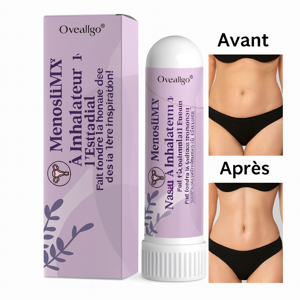 MenoSlimX™ Inhalateur Nasal à l’Estradiol | Fait fondre la graisse hormonale dès la 1ère inspiration!