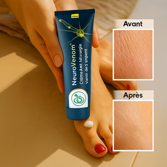 NeuroVenom™ Crème Anti-Névralgie au Venin de Serpent | Supprime les douleurs nerveuses dès la 1ère application!