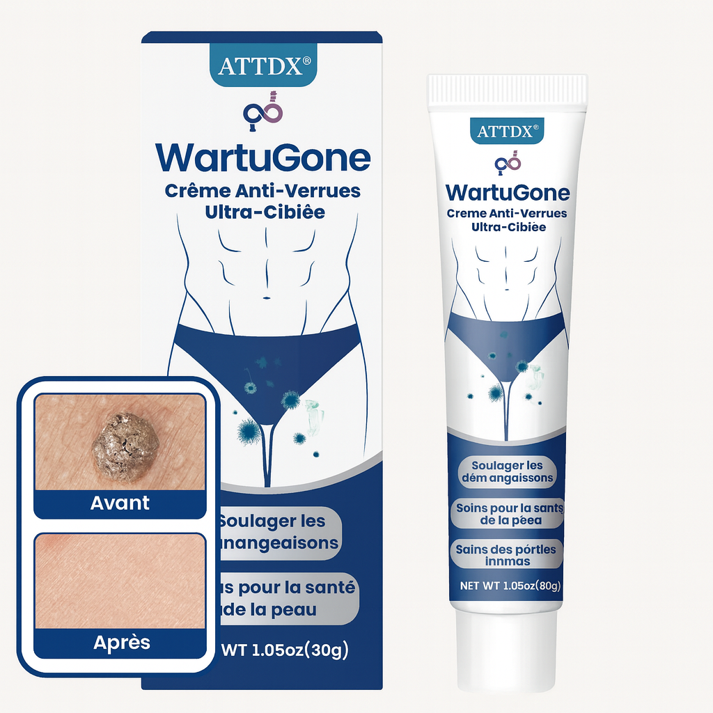 WartuGone™ Crème Anti-Verrues Ultra-Ciblée | Élimine cors, verrues et durillons en 5 jours chrono!