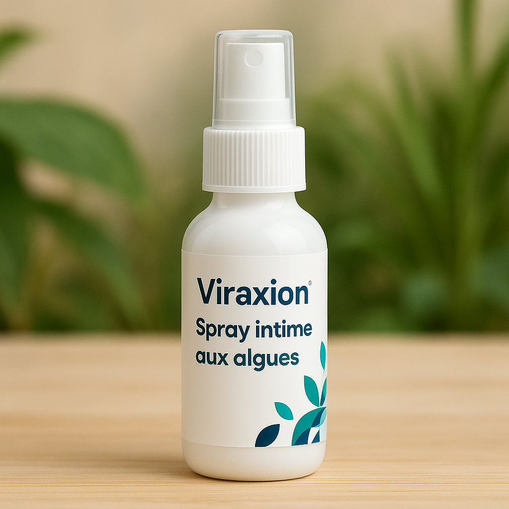 Viraxion™ Spray Intime aux Algues | Finies les molles humiliantes : bandez comme à 20 ans en 43 secondes!