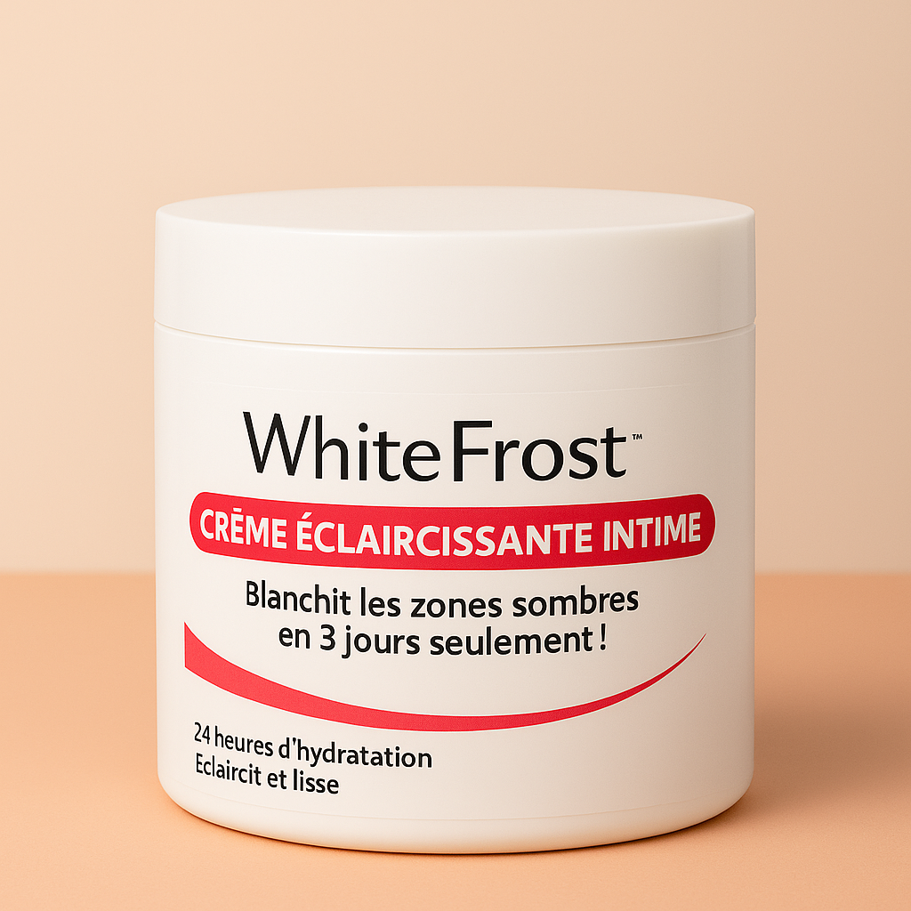 WhiteFrost™ Crème Éclaircissante Intime | Blanchit les zones sombres en 3 jours seulement!