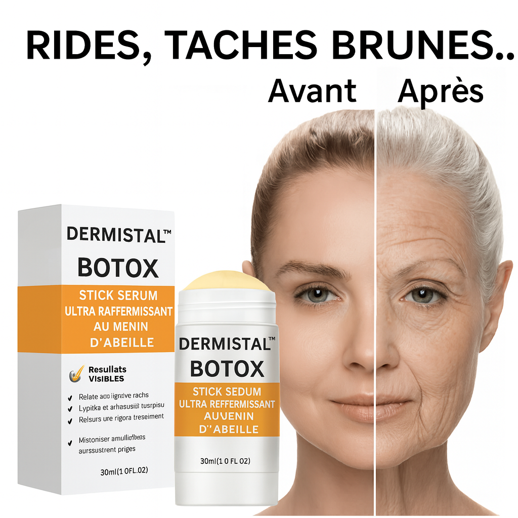 Dermistal™ Stick Sérum Ultra-Raffermissant au Venin d'Abeille | Efface les rides en 5 minutes!