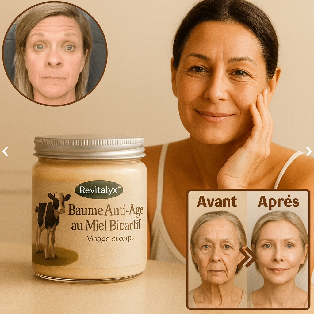Revitalyx™ Baume Anti-Âge au Miel Bioactif | Efface 10 ans de rides en 5 jours – sans aiguille ni chirurgie !