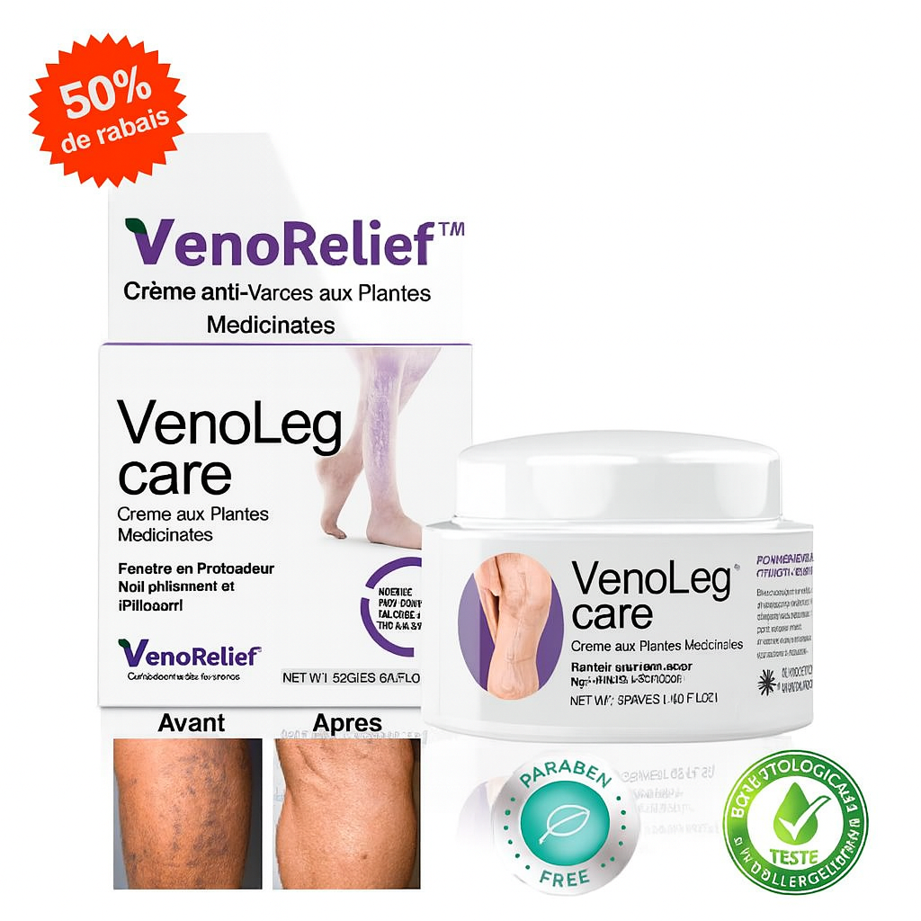 VenoRelief™ Crème Anti-Varices aux Plantes Médicinales