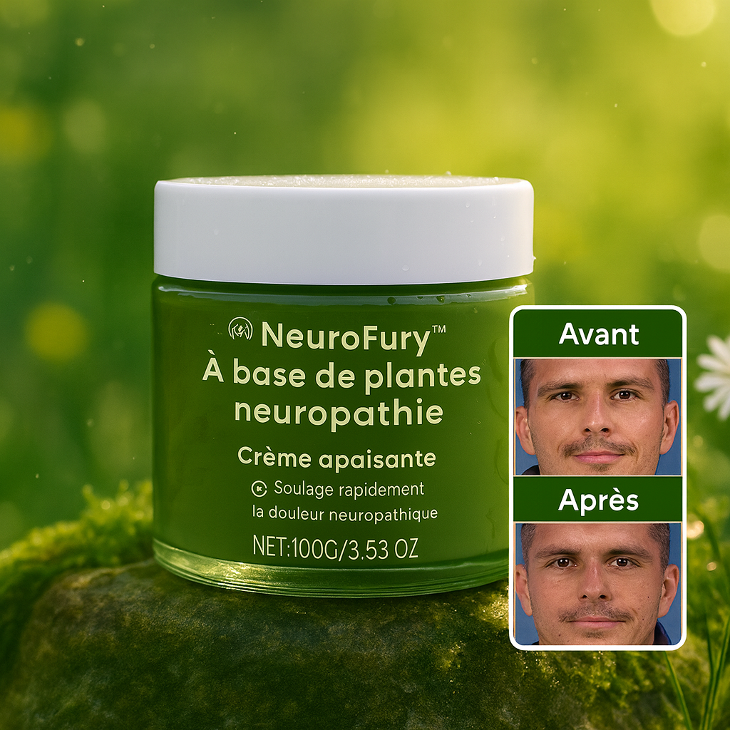 NeuroFury™ Crème Apaisante Neuropathie | Soulage les douleurs nerveuses en 3 minutes!