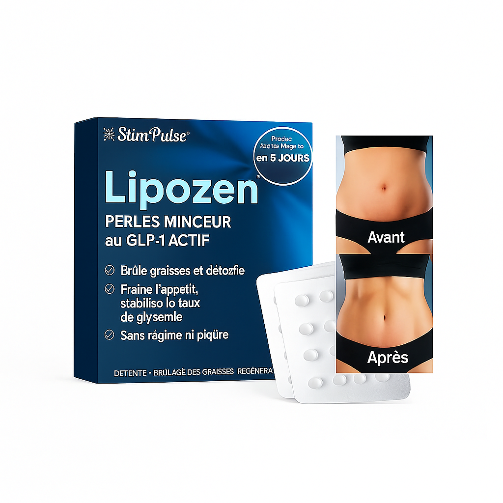 Lipozen™ Perles Minceur au GLP-1 Actif | Perdez 6 kilos de graisse en 5 jours sans régime ni piqûre !