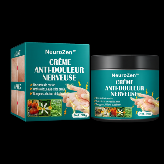 NeuroZen™ Crème Anti-Douleur Nerveuse | Élimine engourdissements et fourmillements en 5 jours chrono!